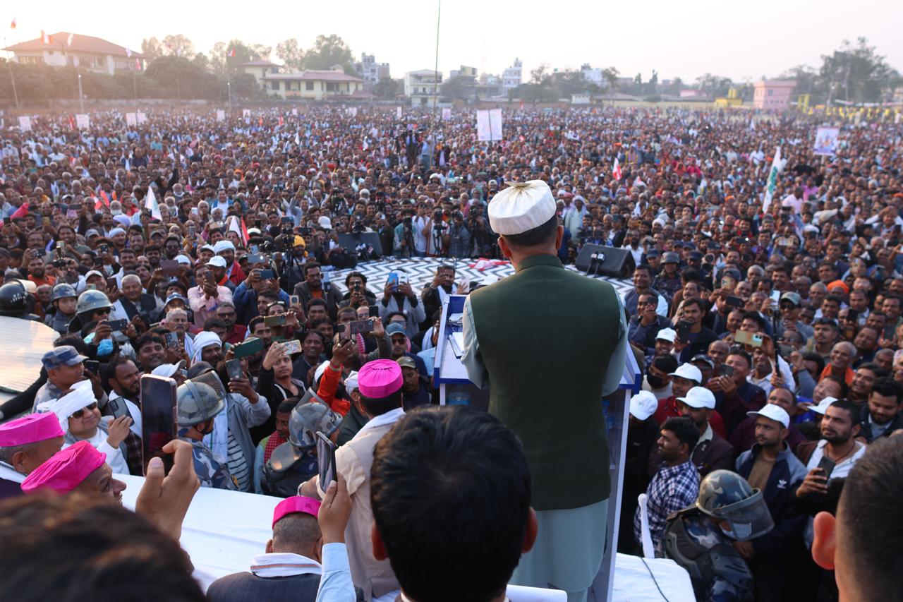 महेन्द्रनारायण निधिको जीवनशैली पछ्याउन, दुर्गानन्द झाको साहस र कामेश्वरकुशेश्वरको रगतको सम्मान गर्न मधेश आएँ : गगन थापा